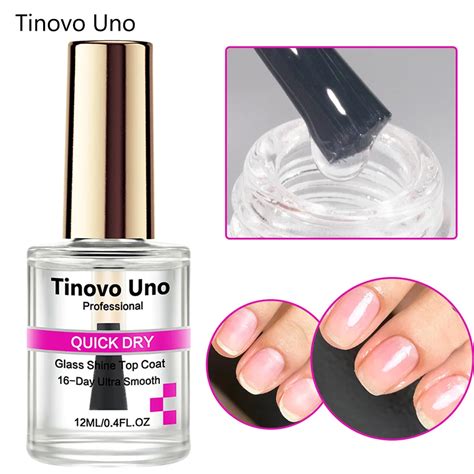 Tinovo Uno Quick Dry Top Coat Ultra Shine Normal Nail Polish Finish