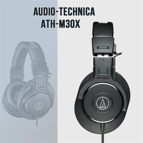 Tai nghe kiểm âm Audio Technica ATH M30x Headphone Studio Pustudio vn