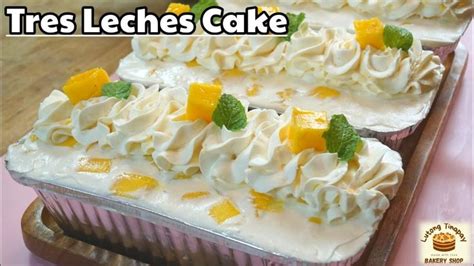 MANGO TRES LECHES CAKE RECIPE YouTube Tres Leches Cake Cake