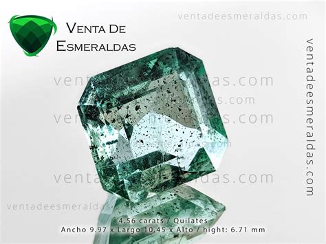 Esmeralda De Muzo Colombia Corte Rectangular De Cts