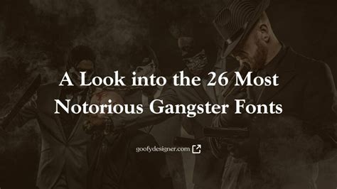 26 Gangster Fonts Infused With Underground Vibes