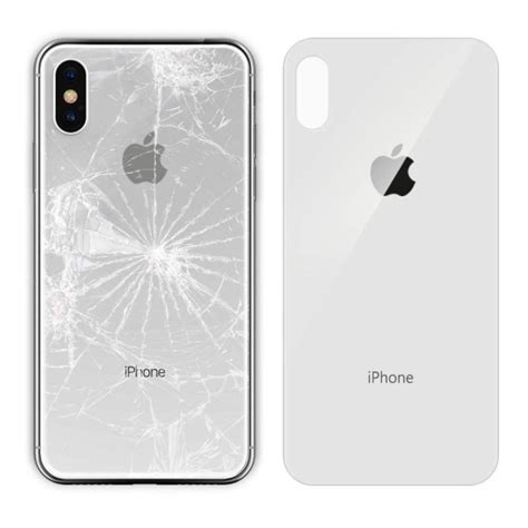 Lm Technology Vitre Arriere Pour Iphone Xr Blanc