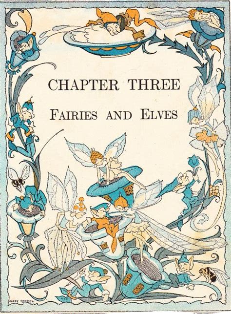 Fairies And Elves Childrens Book Illustrations Set Of 8 1920s