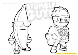 Coloring Page Stumble Guys Free Printable Coloring Pages