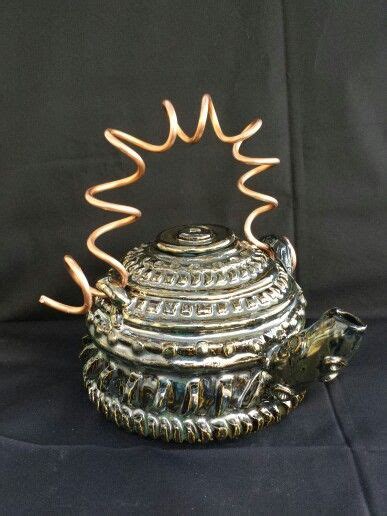 Steampunk Teapot From Recycled Clay By Mandy Lilley NC Ceramic