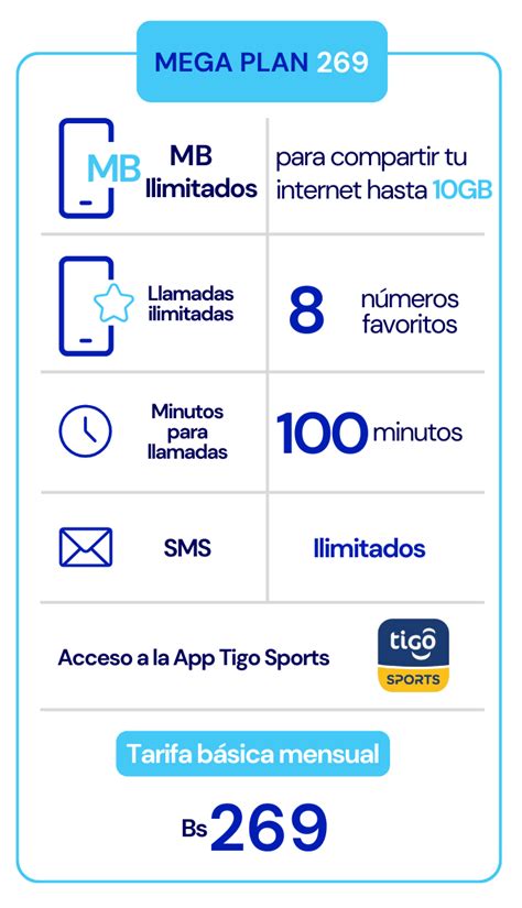 Disfruta De Tu Mega Plan Tigo Bo