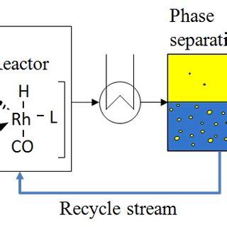 Reaction Equation Of The Hydroformylation Reaction 2 R Is An Alkyl