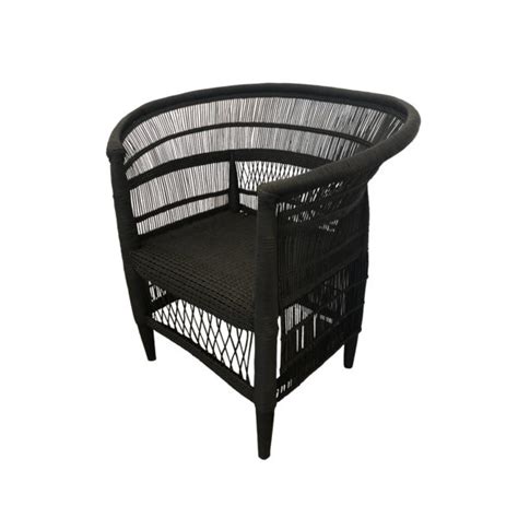 Black Gloss Malawian Chair Crafford And Co