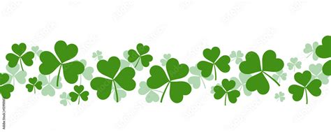 Shamrock Banner St Patrick S Day Stock Illustration Adobe Stock