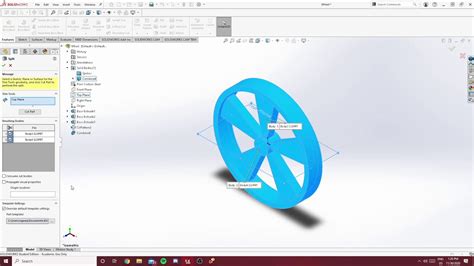 Splitting Parts And Saving Bodies Solidworks 2020 Youtube