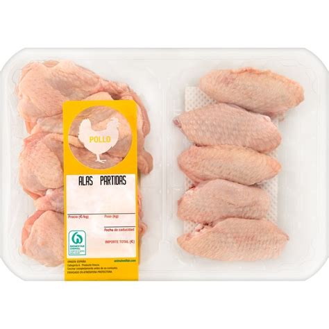 Alas Partidas De Pollo Peso Aproximado Bandeja G Supermercado El