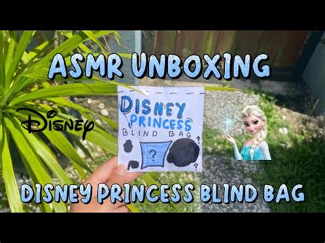 Relaxing Asmr Unboxing Disney Princess Blind Bag Youtube