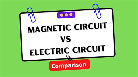 Magnetic Circuit And Electric Circuit