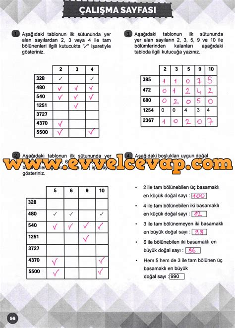 S N F Matematik Meb Yay Nlar Ders Kitab Cevaplar Sayfa Ders