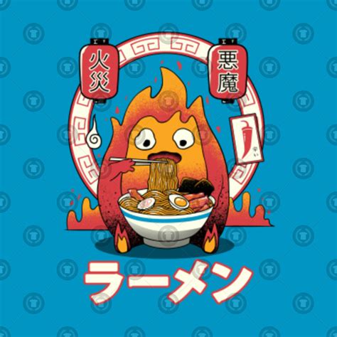 Fire Demon Ramen Ramen Noodles T Shirt Teepublic