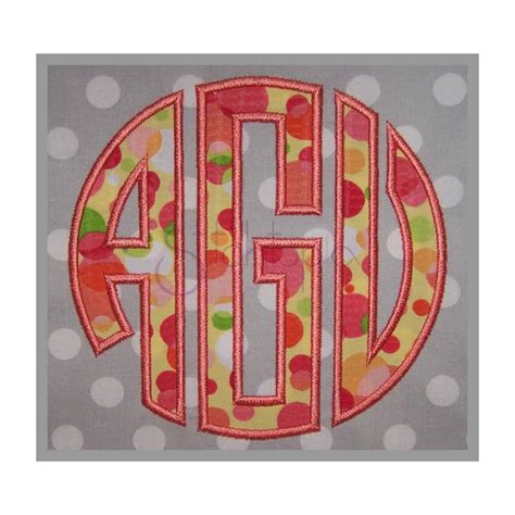 Monogram Letter Appliques