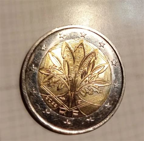 RARE PIÈCE 2 euro 2022 l arbre de vie Liberté Égalité Fraternité EUR