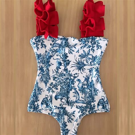 Sexy Ruffle Women Swimwear One Piece Swimsuit Push Up Monokini Bodysuit