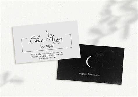 Blue Moon Logo Design & Brand Identity on Behance