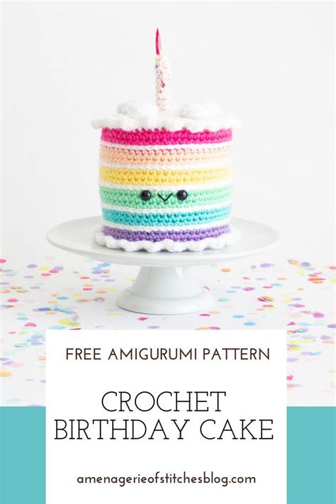 FREE Crochet Cake Pattern FREE Amigurumi Pattern Free Crochet Food