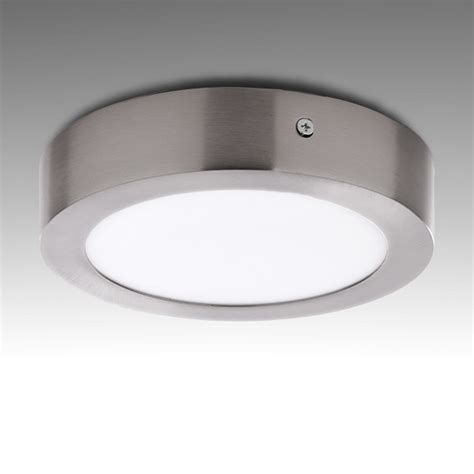 Plafón LED 12W 860Lm 6000ºK Circular Niquel Satinado 50 000H GL PL