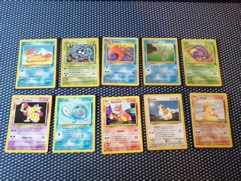 Lot Cartes Pok Mon Set De Base Dition Wizards Carte Pokemon Fr