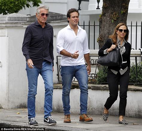 Spencer Matthews Coordinates Denim With Dad As He Enjoys Day Out With