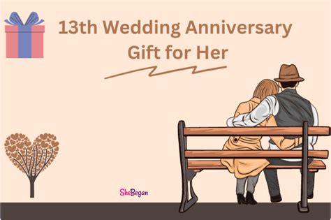 13th Wedding Anniversary Gift for Her