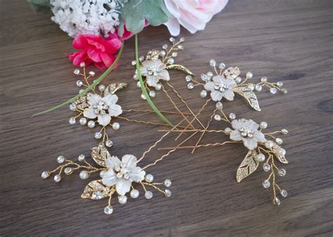 Wedding Hair Accessory Floral Bridal Hair Accessory Bridal - Etsy