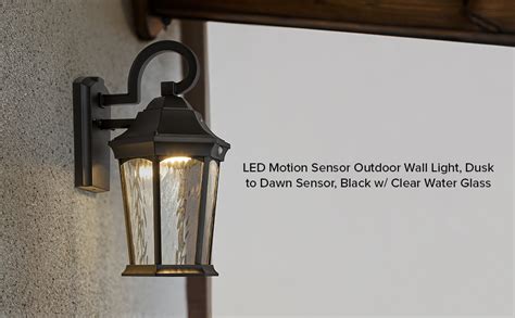 Maxxima Led Motion Sensor Outdoor Wall Light Lighting Modes Dusk To