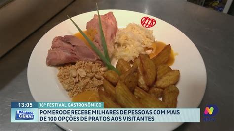 Festival Gastron Mico Pomerode Recebe Milhares De Pessoas Mais