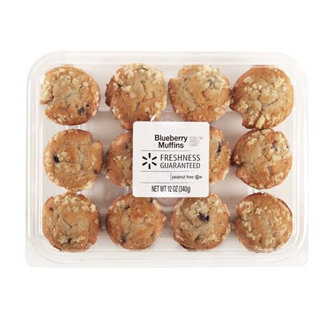 Freshness Guaranteed Mini Blueberry Muffins Oz Count Walmart