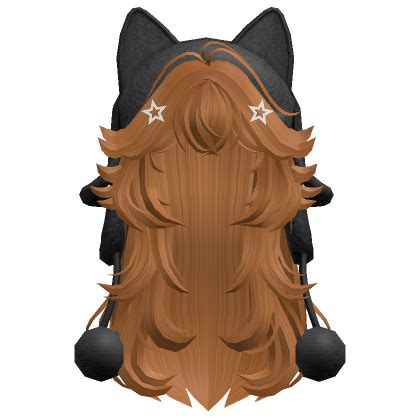 Wolfcut Hair W Cat Ushanka Ginger Roblox