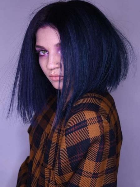 Share Navy Blue Hair Super Hot Poppy