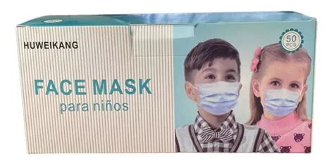 Mascarilla Desechable Niños 50 Un Certificada Cuotas sin interés