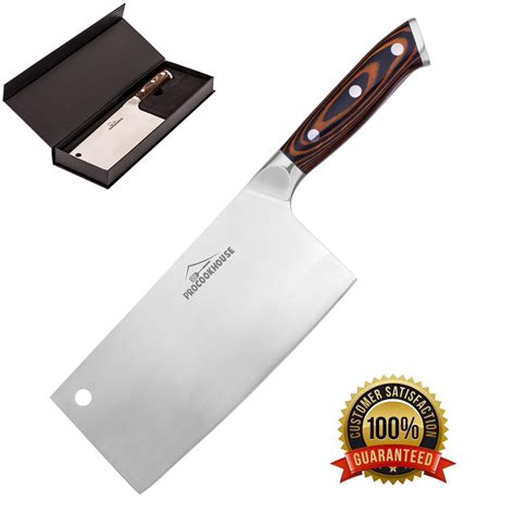 Pro Series Inch Vegetable Meat Cleaver Knife Chinese Blade Chopper