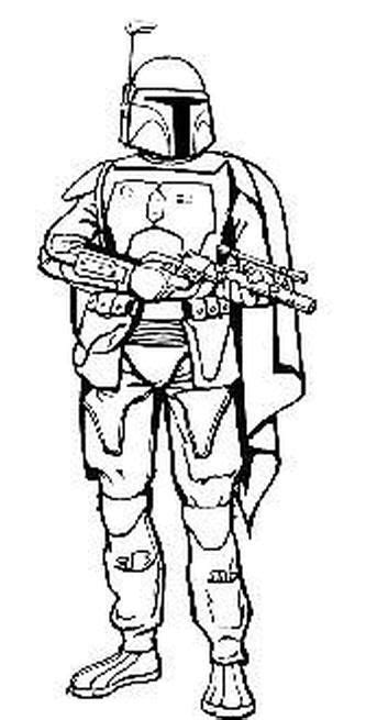 Boba Fett Coloring Page At GetColorings Free Printable Colorings