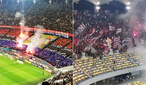 Scenografie Impresionantă A Fanilor Celor De La Fcsb Show Pirotehnic