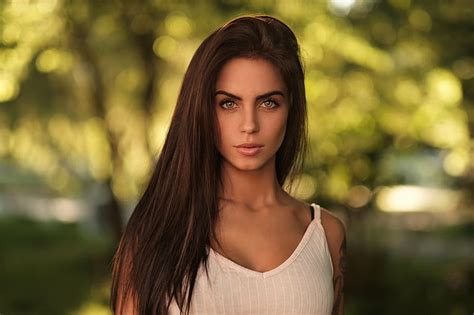 Models Marlen Alvarez Valderrama Brunette Depth Of Field Girl