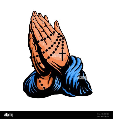 Praying Hands Vector