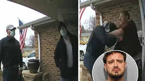 Doorbell Cam Catches Daylight Home Invasion As Burglar Is Shot Dead In Illinois