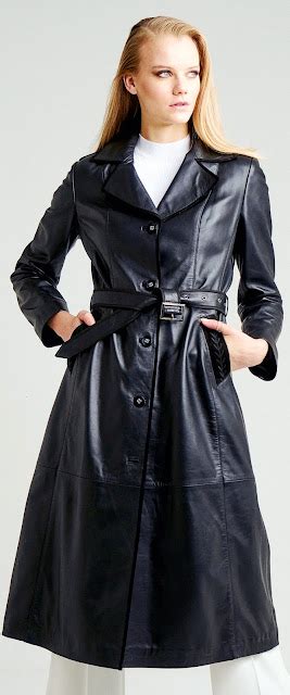 Leather Coat Daydreams A Classic Long Leather Coat