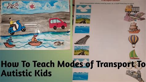 How To Teach Modes Of Transport To Autistic Kids Teaching About Modes