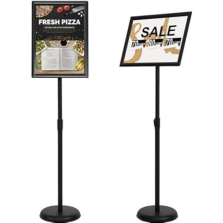 Amazon Vaiigo X Inch Adjustable Pedestal Sign Holder Poster