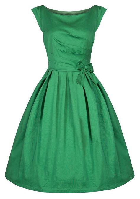 Green Vintage Dress With Bow Vintage Dresses Vintage Green Dress