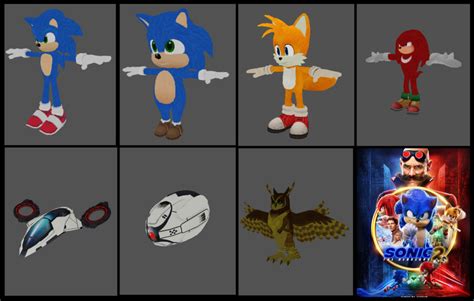 Sonic Movie Model 3d Pack By Smakkohooves On Deviantart