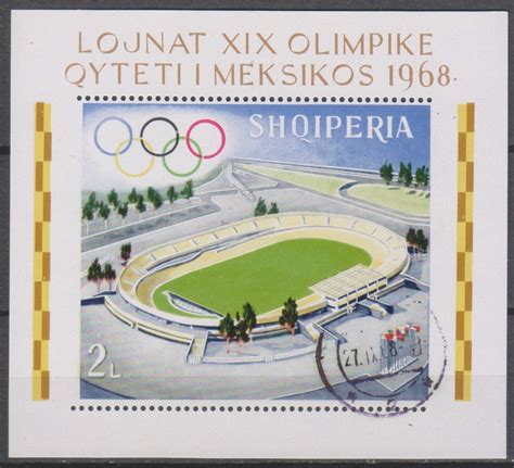 Albanie Jeux Olympiques Yt Bf De Cote Europe Timbres