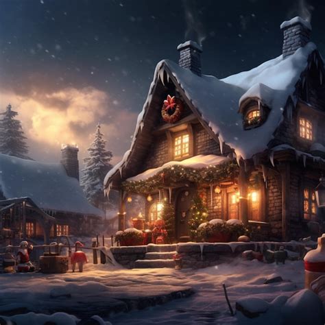 Feliz navidad alta calidad 4k ultra hd hdr | Foto Premium