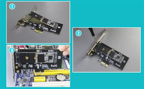 Glotrends Pa X M Nvme To Pcie X Adapter For M Nvme Ssd Pcie X