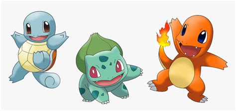 - Starter Pokemon , Png Download - Pokemon Blue Starters, Transparent ...